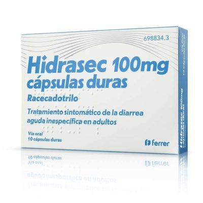 HIDRASEC 100 mg 10 CAPSULAS