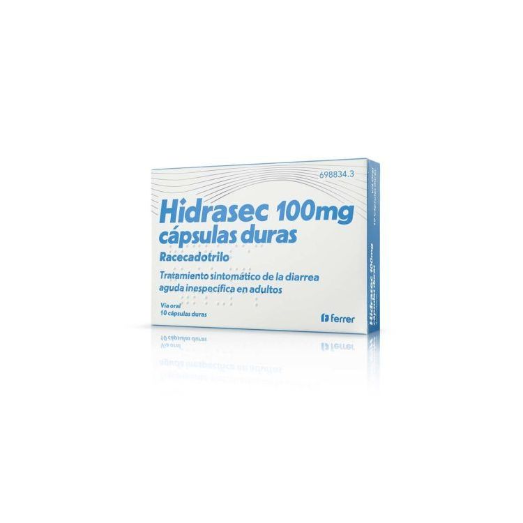 HIDRASEC 100 mg 10 CAPSULAS