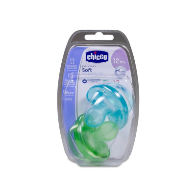 CHICCO SOFT SIL AZUL 16-36M 2U