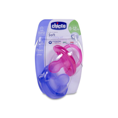 CHICCO SOFT SIL ROSA 6-16M 2U