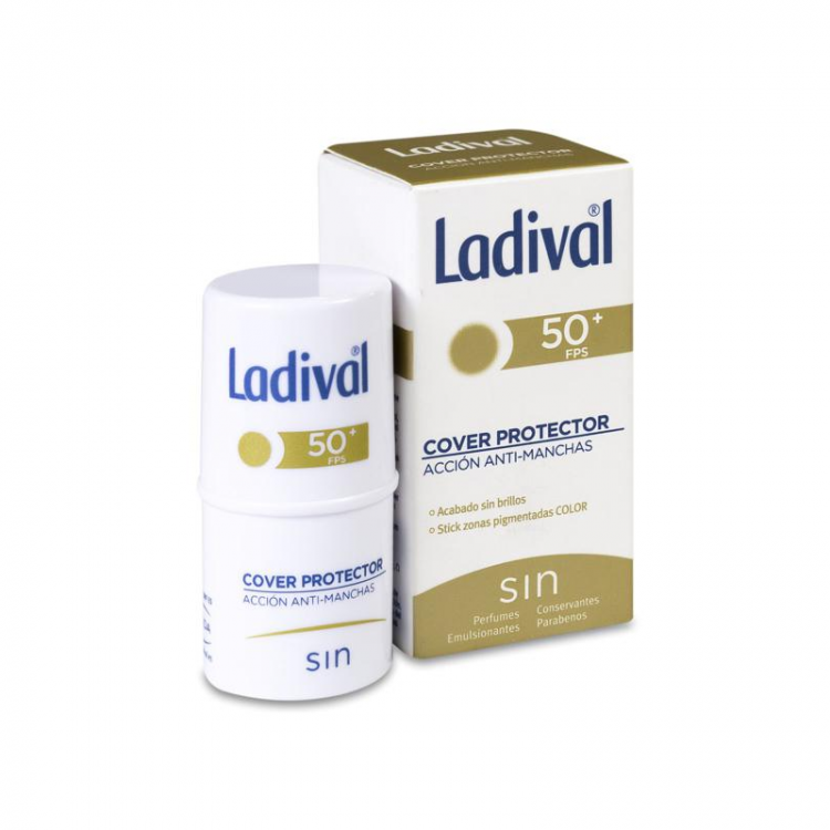 LADIVAL COVER PROTECTOR ANTIMANCHAS CON DELENTIGO FPS 50+ 1 STICK 4 g