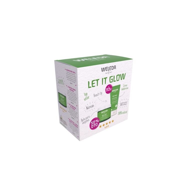 WELEDA LET IT GLOW SKIN FOOD 75ML+ 50% BODY BUTTER 150ML