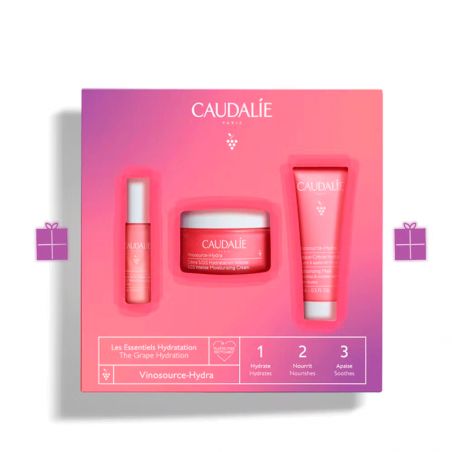 CAUDALIE COFRE VINOSOURCE SOS HYDRATATION INTENSA REGALO SERUM 10ML+MASCARILLA 15ML