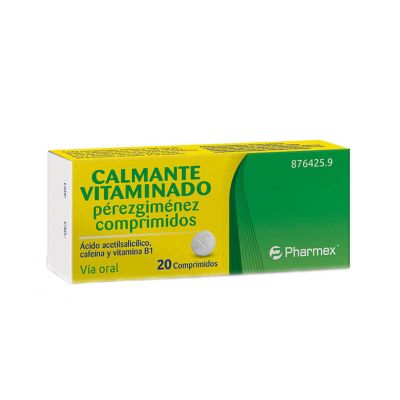 CALMANTE VITAMINADO PEREZGIMENEZ 20 COMPRIMIDOS