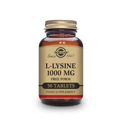 SOLGAR L-LISINA 1000MG 50COMP