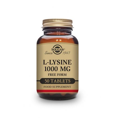 SOLGAR L-LISINA 1000MG 50COMP
