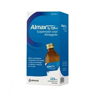 ALMAX 1 g/7,5 ml SUSPENSION ORAL 1 FRASCO 225 ml
