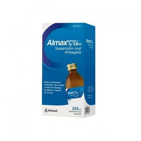 ALMAX 1 g/7,5 ml SUSPENSION ORAL 1 FRASCO 225 ml