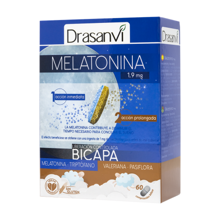 MELATONINA BICAPA RETARD 60 COMP DRASANVI