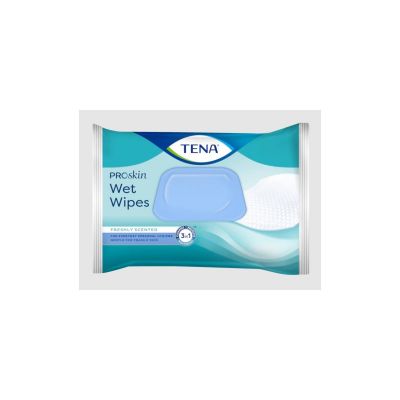 TENA PROSKIN WET WIPES 48UN