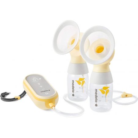 MEDELA SACALECHES DOBLE PORTATIL ELÉCTRICO SIN CABLE FREESTYLE HANDS -FREE