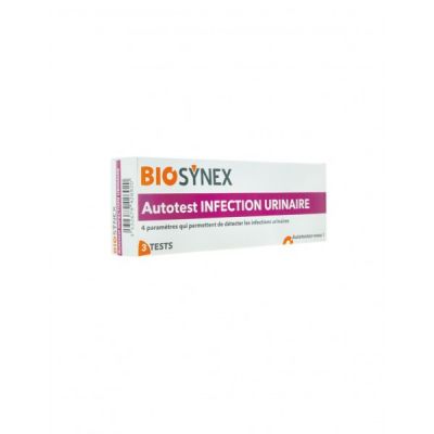 BIOSYNEX TEST ORINA DETECCION INFECCION URINARIA  3 TIRAS