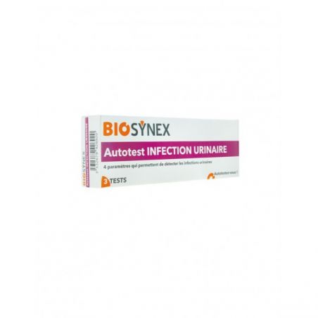 BIOSYNEX TEST ORINA DETECCION INFECCION URINARIA  3 TIRAS