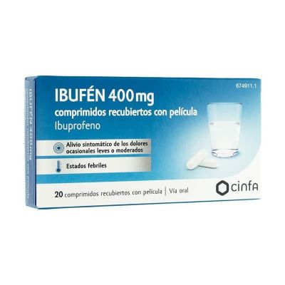 IBUFEN 400 MG 20 COMPRIMIDOS RECUBIERTOS