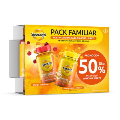 SUPRADYN PACK FAMILIAR GUMMIES ENERGY+ JUNIOR 50%