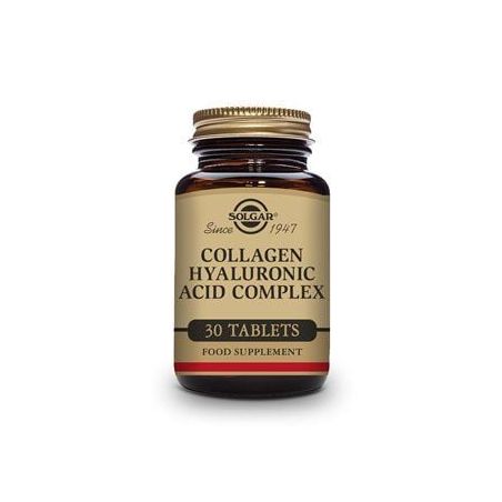SOLGAR ACIDO HIALURONICO COMPLEX CON COLAGENO 120 mg 30 COMPRIMIDOS