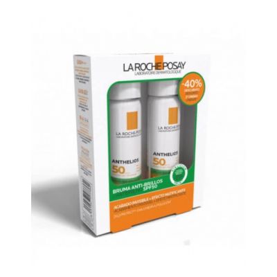 LRP ANTHELIOS BRUMA ANTIBRILLOS SPF50 2ª 40% 2X75ML
