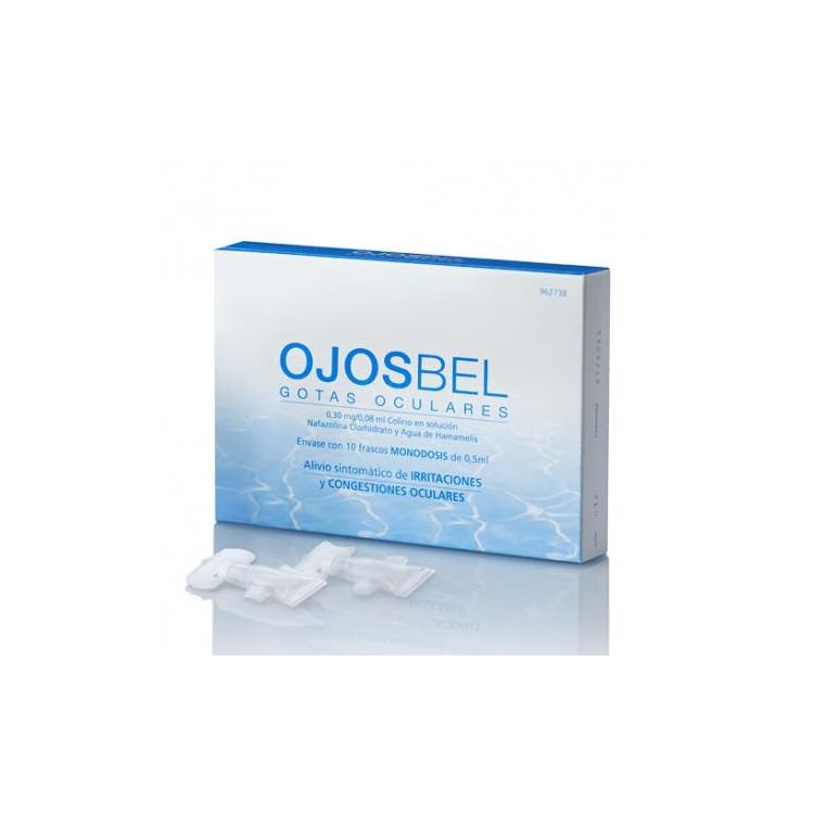 OJOSBEL 0,3 mg/ml + 0,08 ml/ml COLIRIO EN SOLUCION 10 MONODOSIS 0,5 ml
