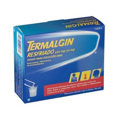 TERMALGIN RESFRIADO 10 SOBRES POLVO PARA SOLUCION ORAL