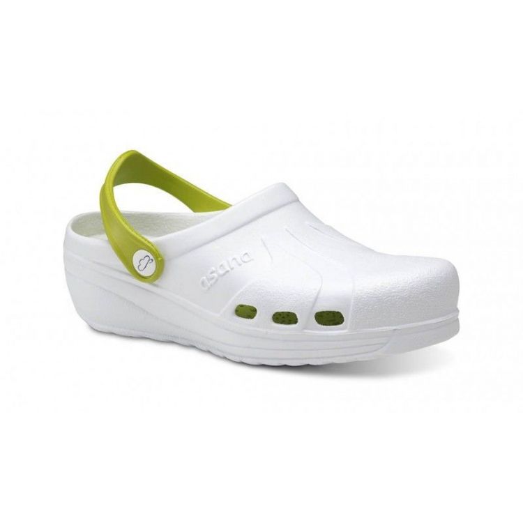 ZUECO ASANA BLANCO/PISTACHO Nº38