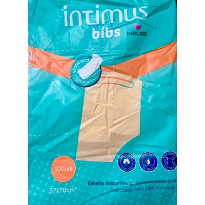 BABERO DESECHABLE GERCARE 37X70 CM BOLSA 100 UDS COLOR SALMON