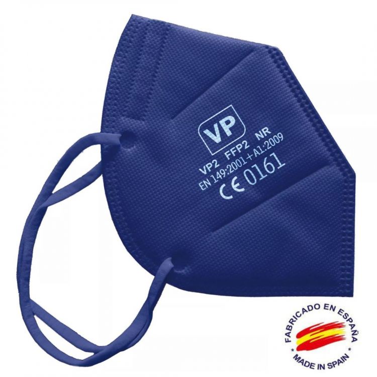 MASCARILLA VP FFP2 ADULTOS AZUL 25 UNIDADES