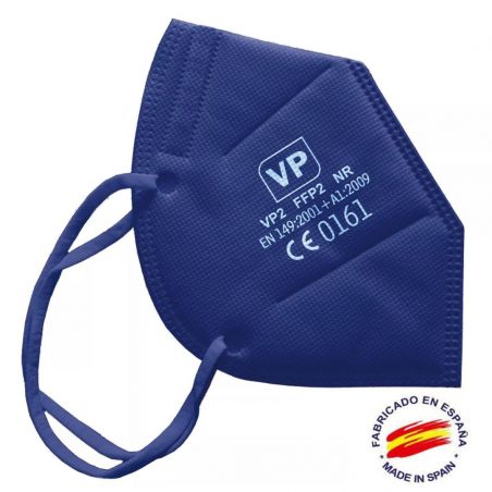 MASCARILLA VP FFP2 ADULTOS AZUL 25 UNIDADES