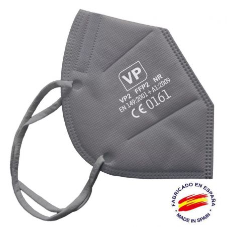 MASCARILLA FFP2 VP ADULTO GRIS 25 UNIDADES