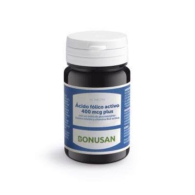ACIDO FOLICO ACTIVO 400MCG PLUS 90 TAB BONUSAN