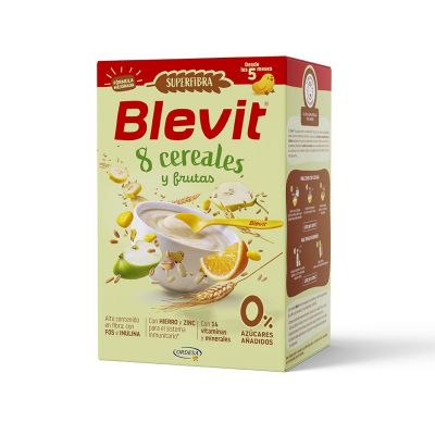 BLEVIT SF8 CEREALES FRUTA 500G