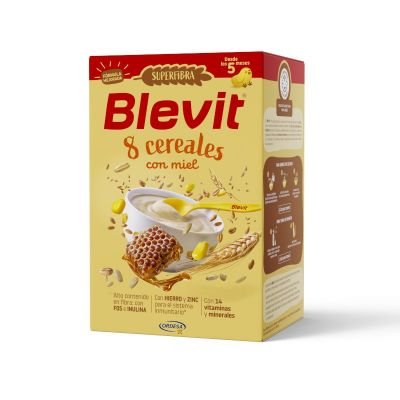 BLEVIT SF 8 CEREALES MIEL 500G