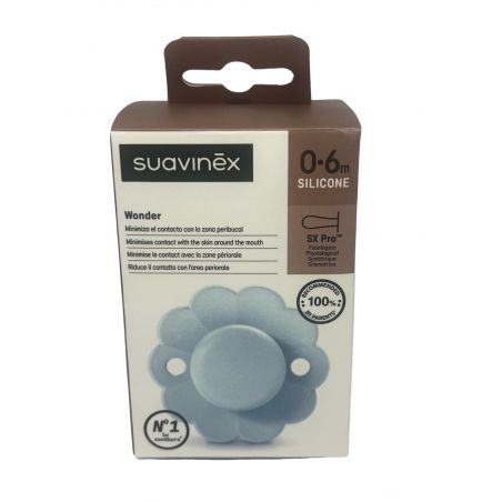 SUAVINEX WONDER CHUPETE SILICONA FISIOLOGICO SX PRO SOFT 0-6 MESES 1 UNIDAD