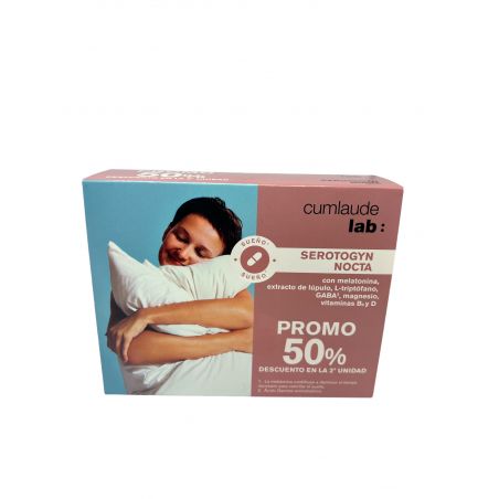 CUMLAUDE DUPLO SEROTOGYN NOCTA 60 CAPS 2ª 50%