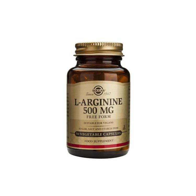 SOLGAR L-ARGININA 500MG 50 CAP