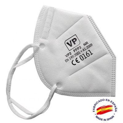 MASCARILLA VP FFP2 COLOR BLANCA ADULTO 10 UNID