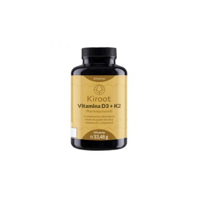 VITAMINA D3 + K2 KIROOT 120 PERLAS