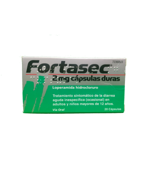 FORTASEC 2 MG 20 CAPSULAS