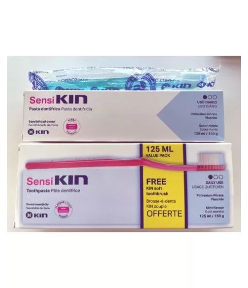 SENSIKIN PACK PASTA 125ML+ REGALO CEPILLO SUAVE