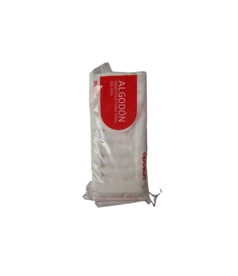 ALGODON HIDROFILO PURO 100% ZIG ZAG APOSAN BOTIQUIN 1 BOLSA 50 G