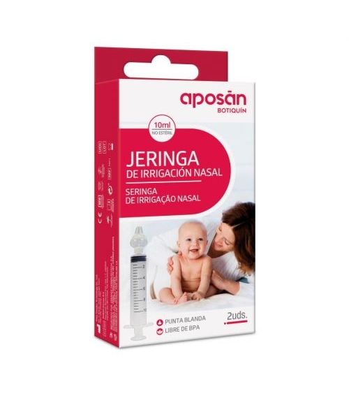 APOSAN  JERINGA IRRIGADOR NASAL 2 UNIDADES MONODOSIS 10 ML