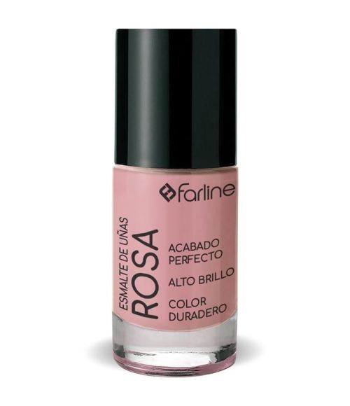 FARLINE ESMALTE DE UÑAS 1 ENVASE 10 ML COLOR ROSA