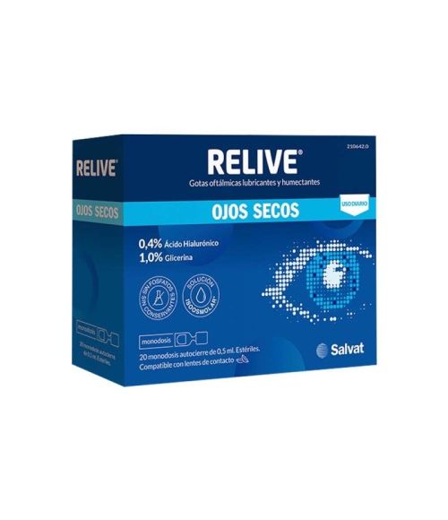 RELIVE OJOS SECOS 20 VIAL