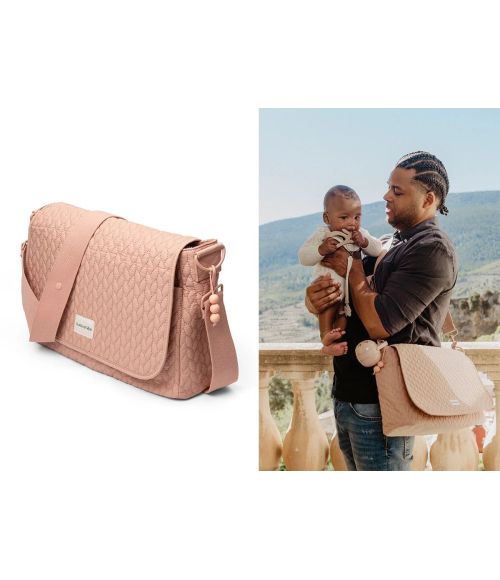 BOLSO MATERNIDAD BANDOLERA SUAVINEX 1 UNIDAD COLOR ROSA