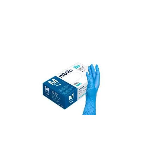 SANTEX GUANTE NITRILO TM 7-8 S/POLVO 100U