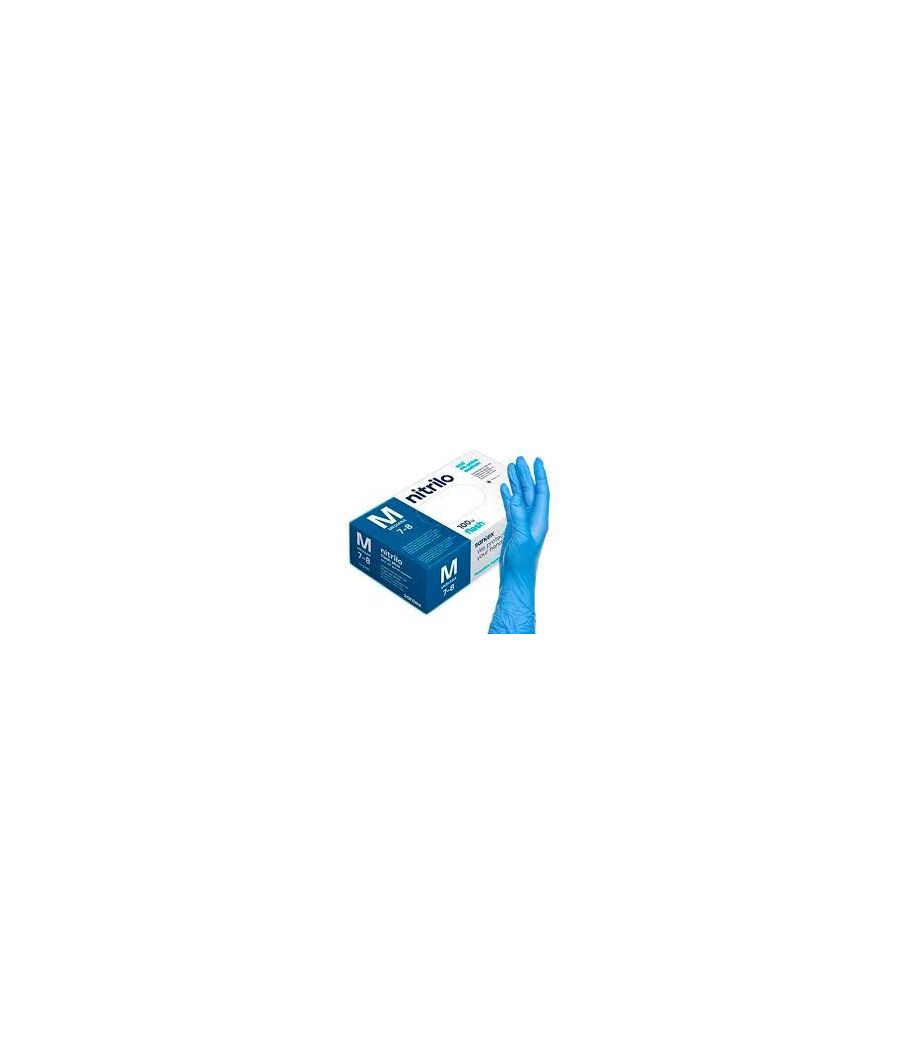 SANTEX GUANTE NITRILO TM 7-8 S/POLVO 100U