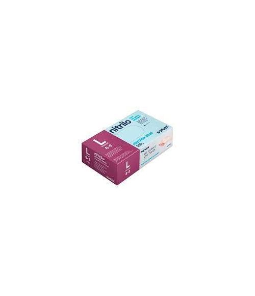 SANTEX GUANTE NITRILO TL 8-9 S/POLVO 100U