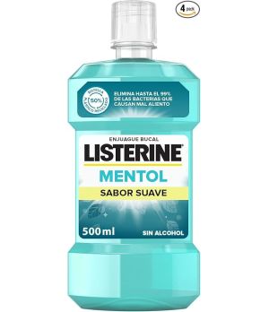LISTERINE MENTOL SUA ZERO750ML