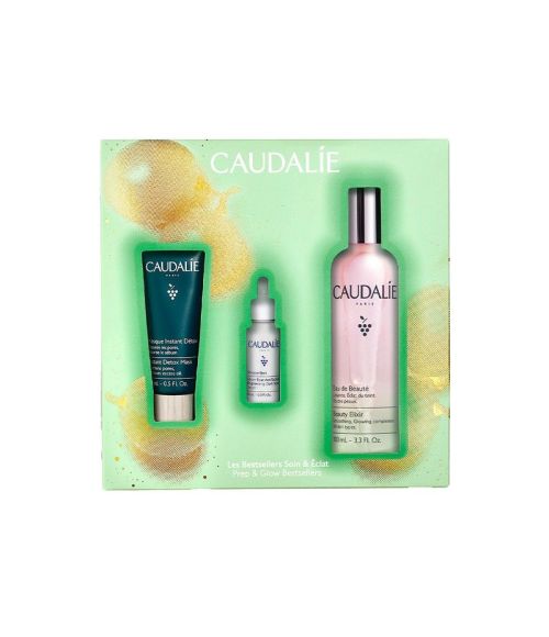 CAUDALIE COFRE MASCARILLA DETOX 15ML+ VINOPERFECT SERUM 10ML+ AGUA DE BELLEZA 100ML 2874