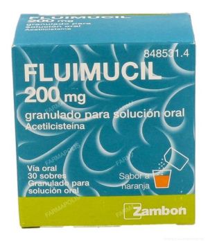 FLUIMUCIL 200 mg 30 SOBRES GRANULADO PARA SOLUCION ORAL