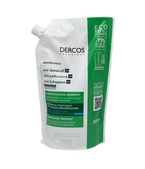 DERCOS ECO MIN CASPA GRASA 500
